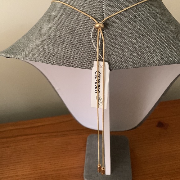 Four Loop Pendant w/Crystals Necklace - Picture 3 of 4